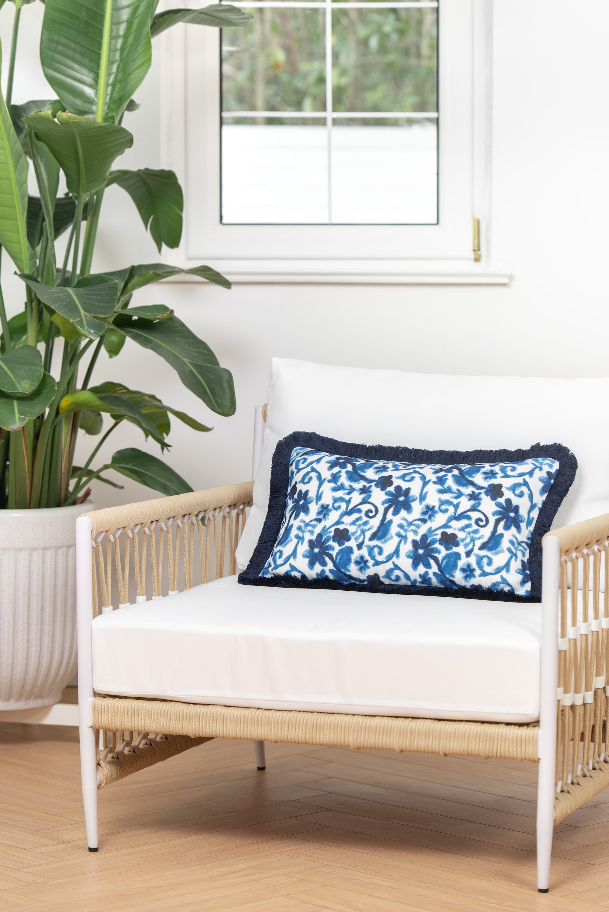 floral outdoor pillows