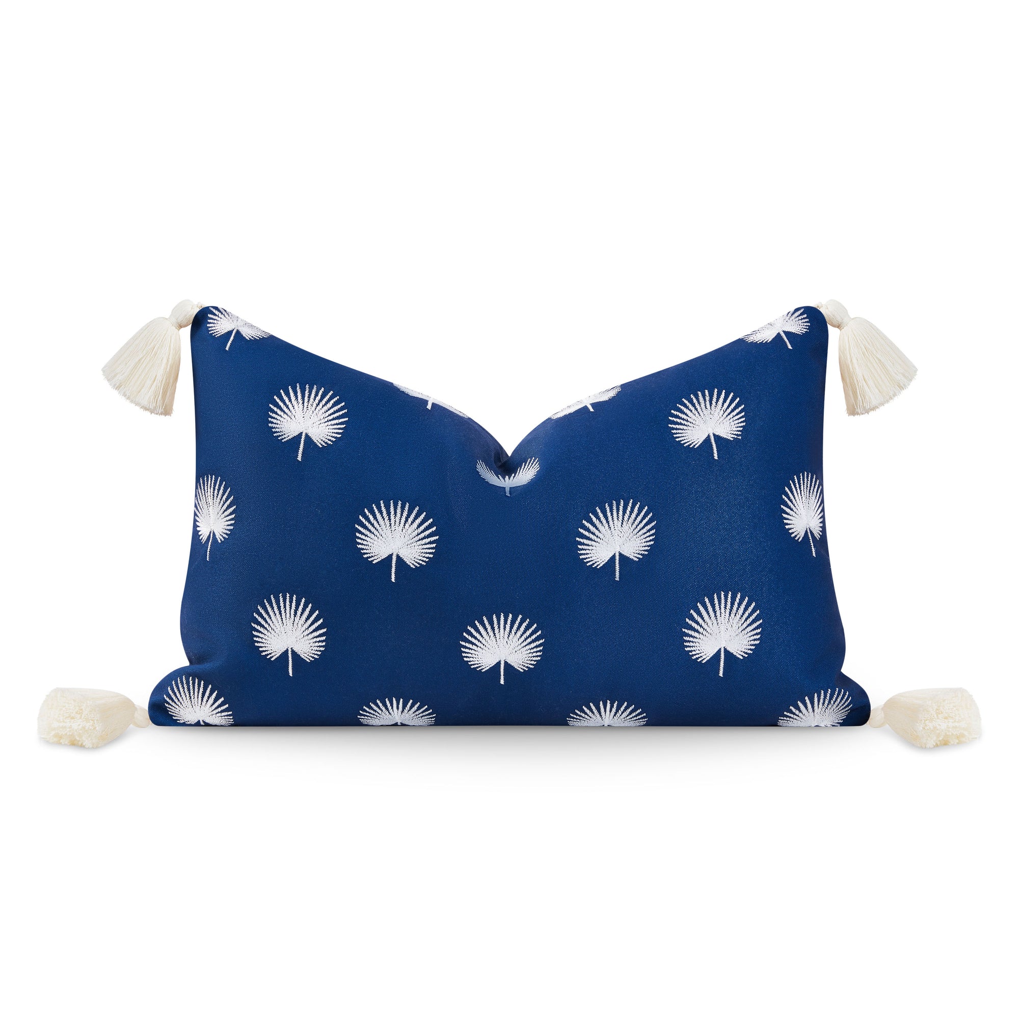 navy lumbar pillow