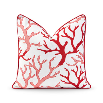 coral pillow cover