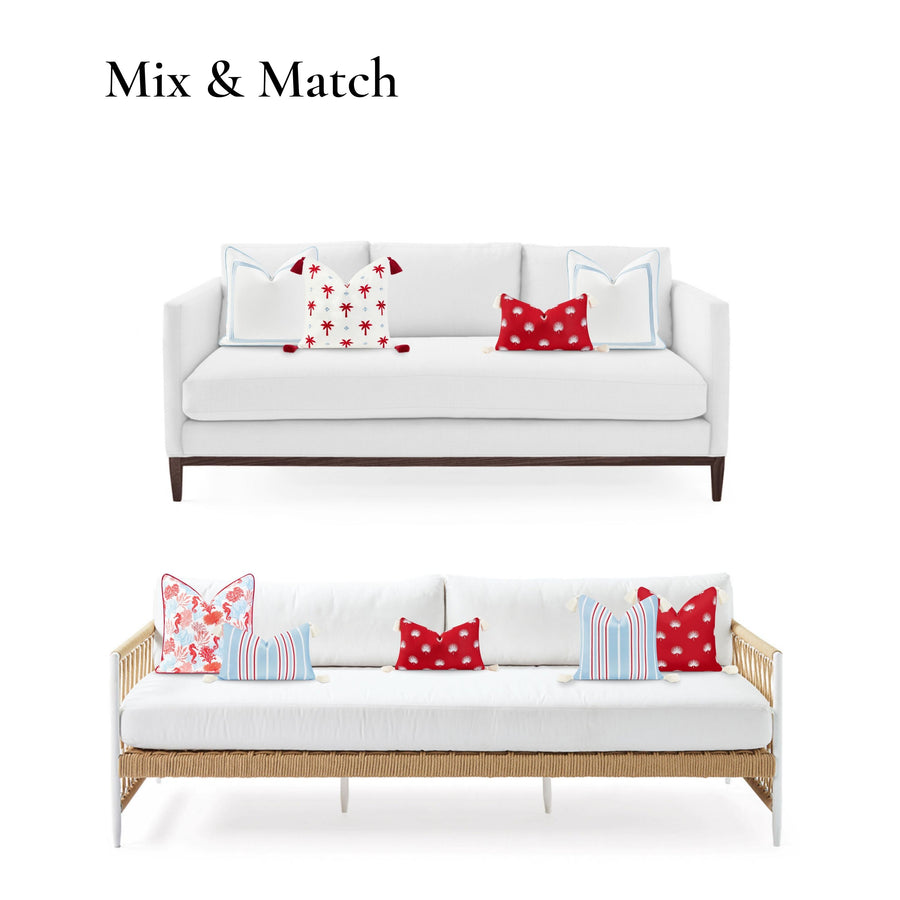 beachy outdoor pillows