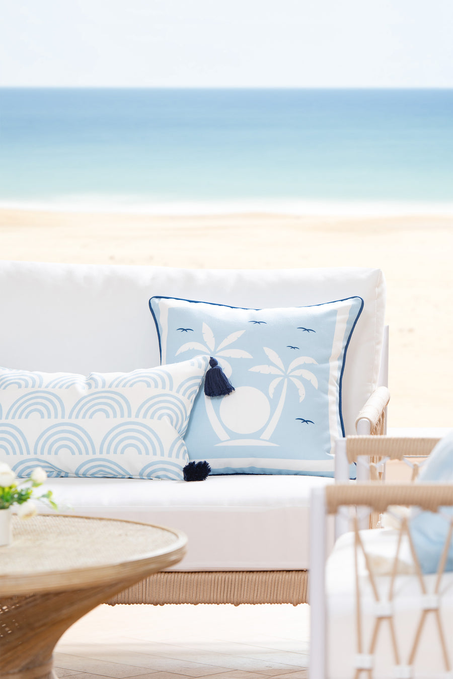 Coastal Pillow Cover, Coral Reef, Starfish, Beach Throw Pillow Covers, Luxe  Linen, Nautical Sea Coastal Blue Harbor Choose Size 