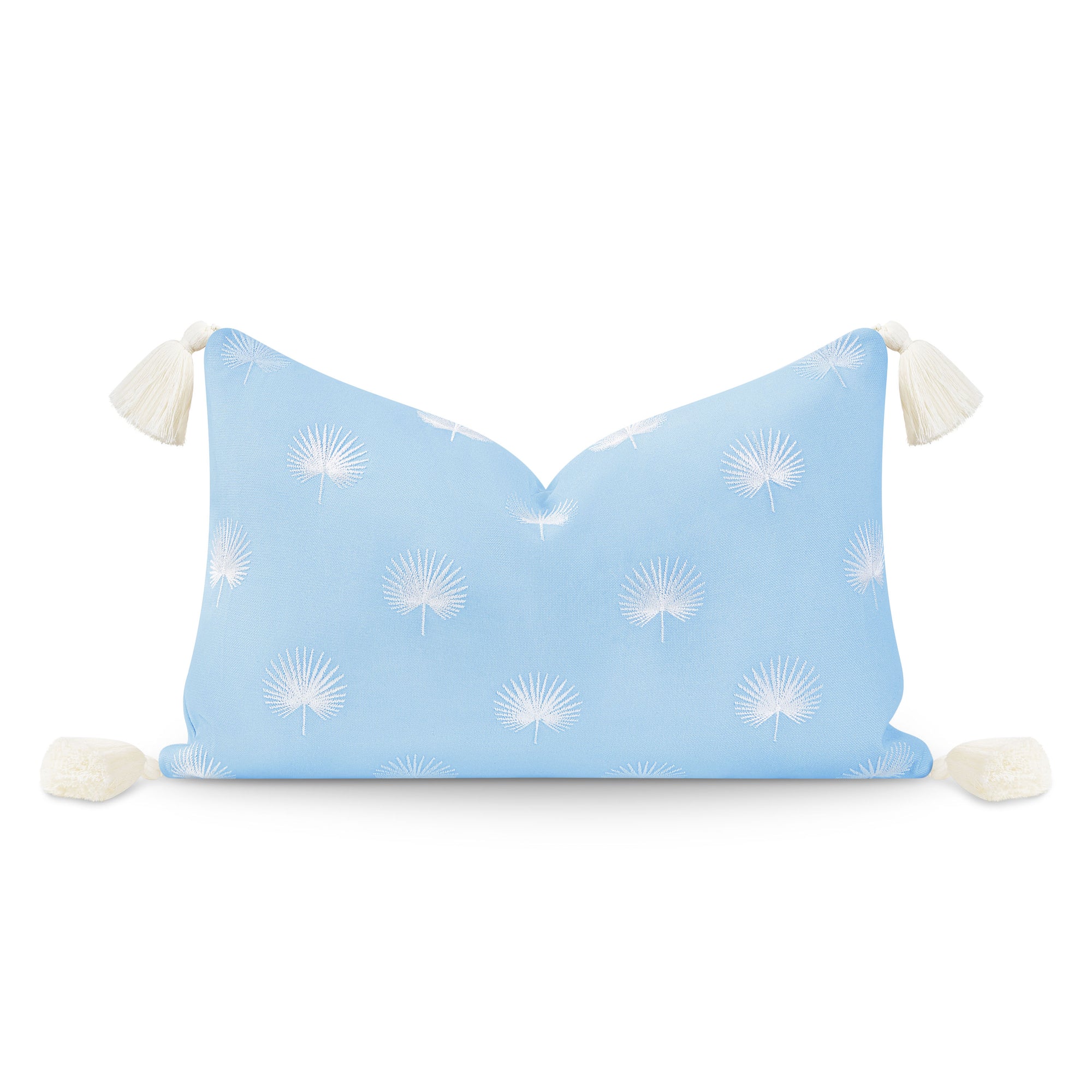 palm leaf pillow cover