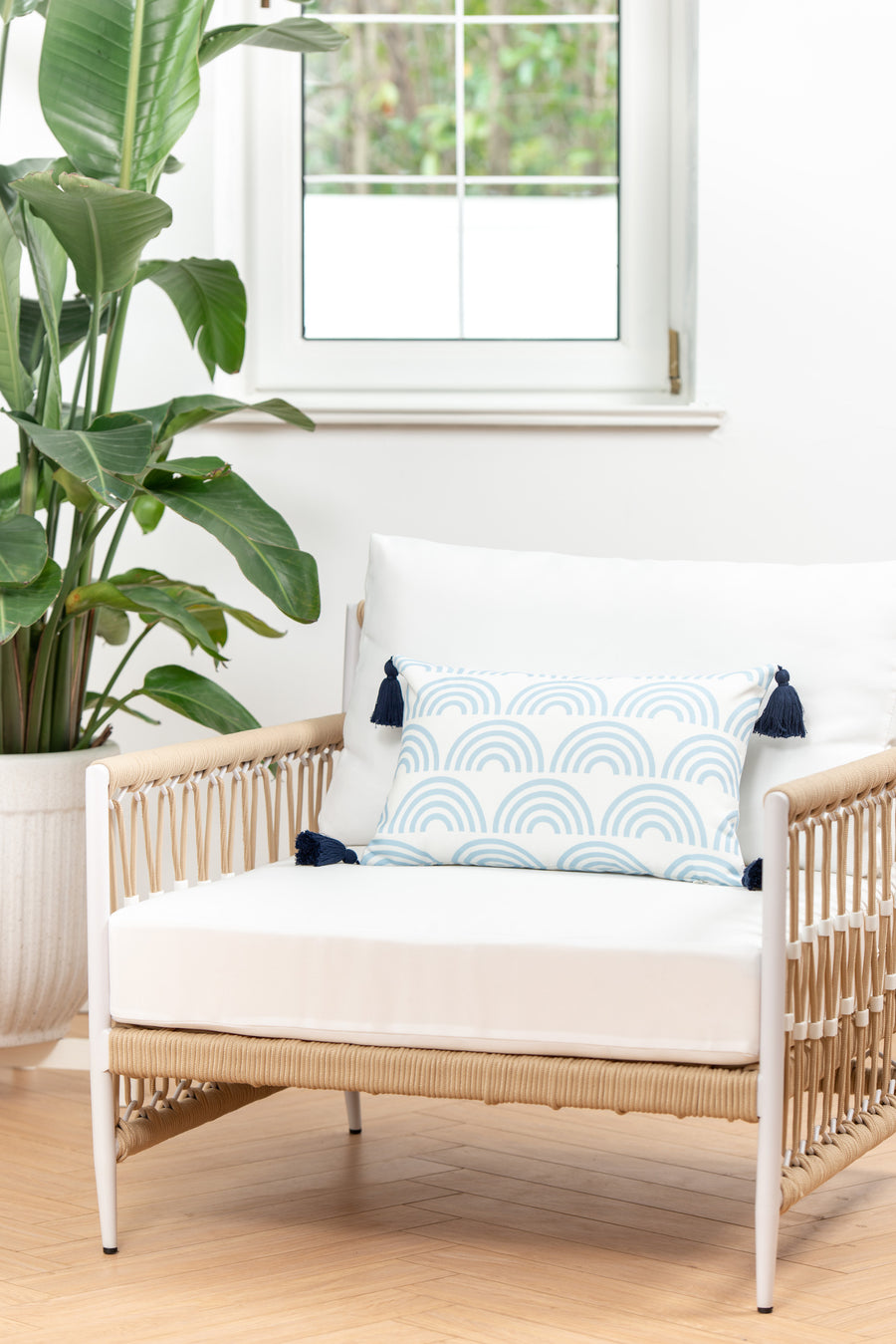 navy blue outdoor pillows