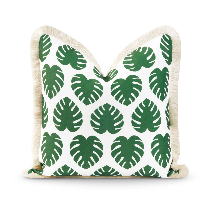 monstera pillow cover