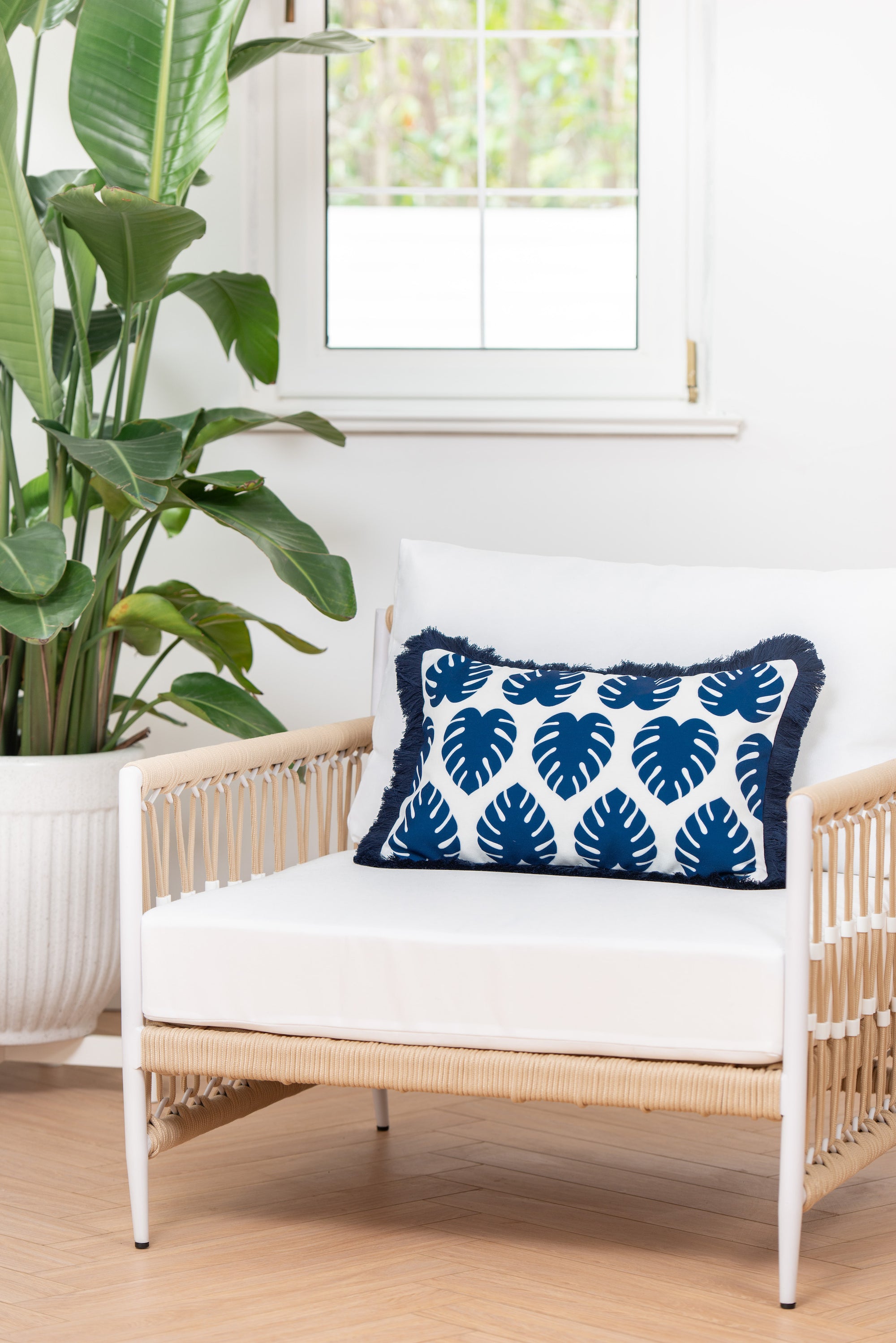 navy blue outdoor pillows