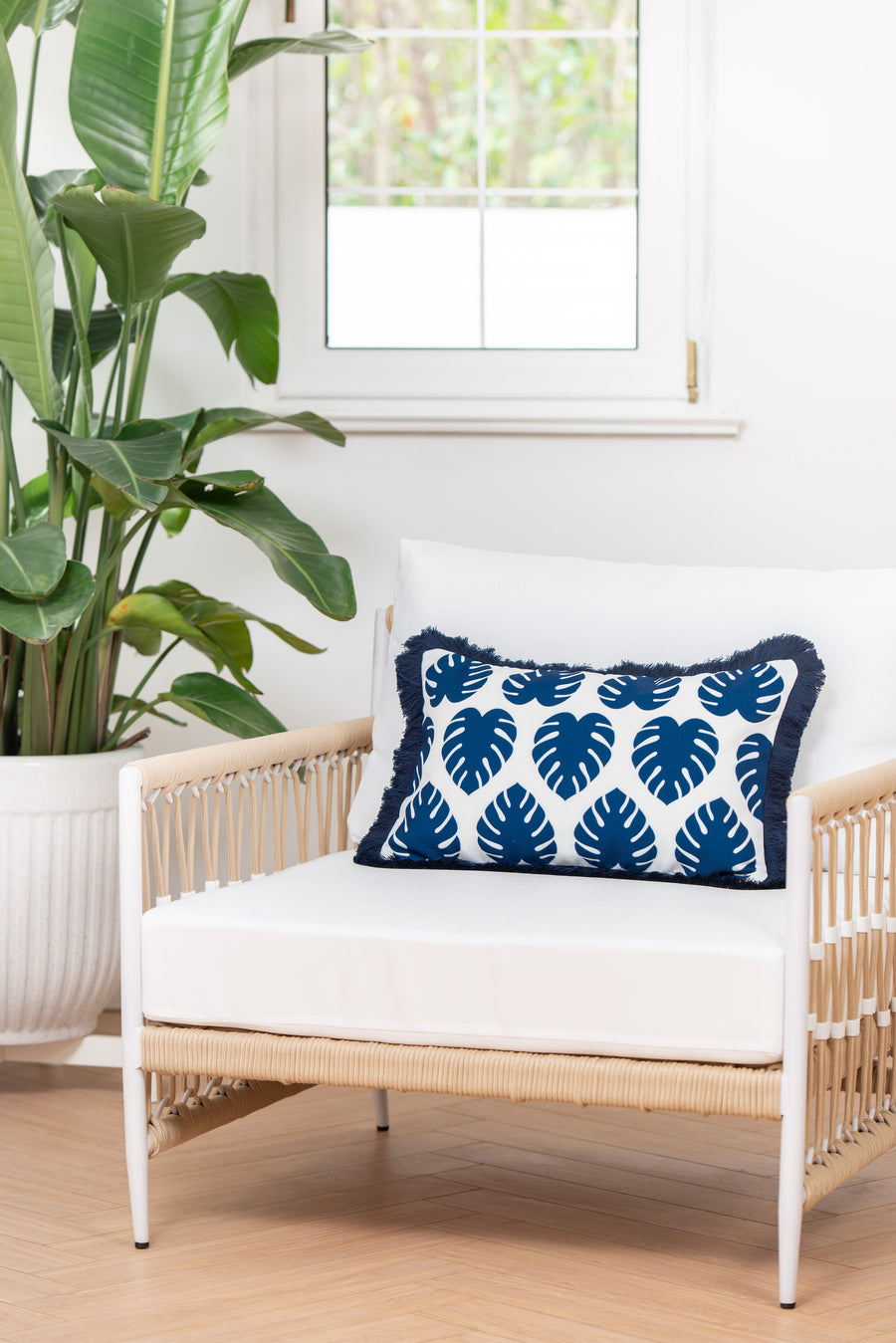 navy blue outdoor pillows