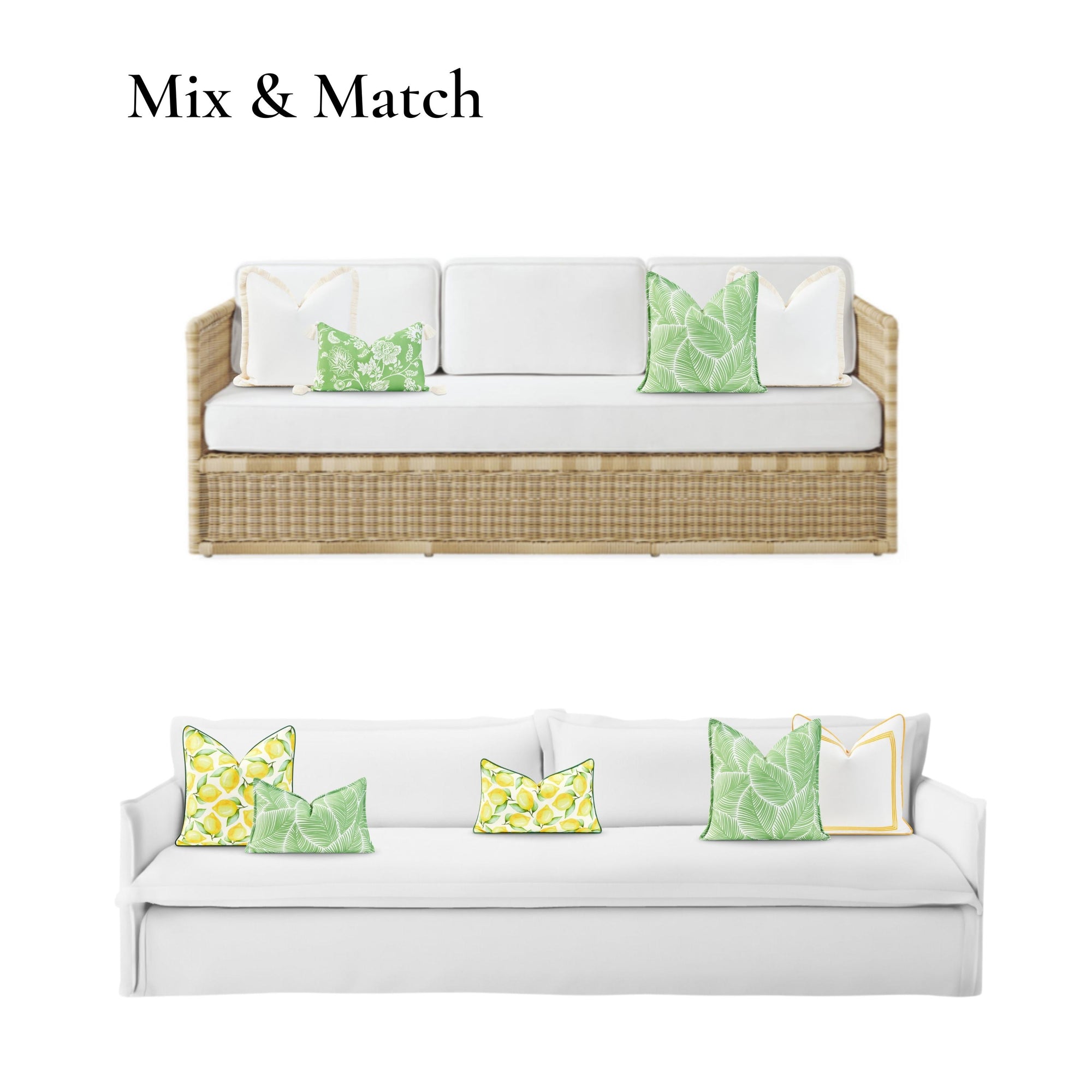 beachy outdoor pillows