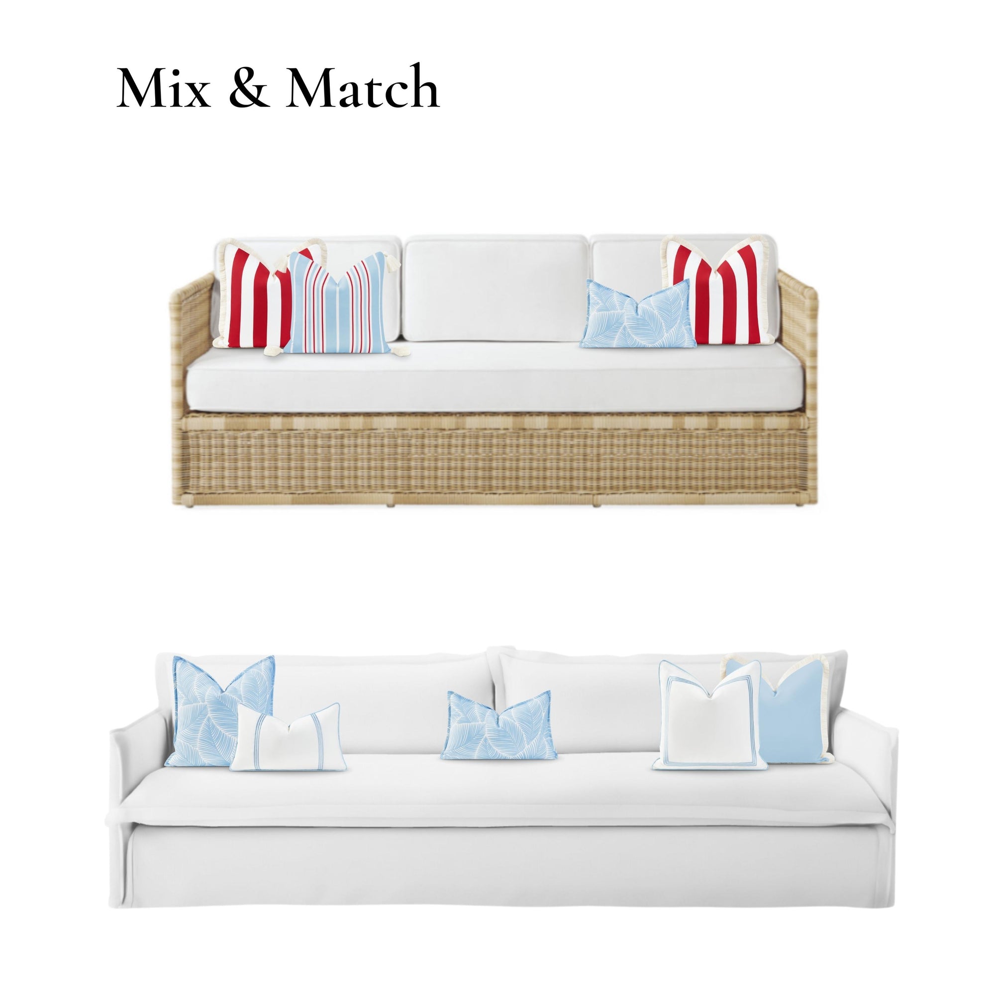 coastal pillow covers