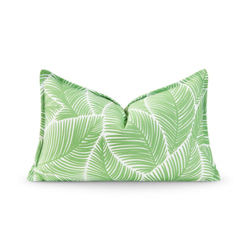 palm leaf pillow cover
