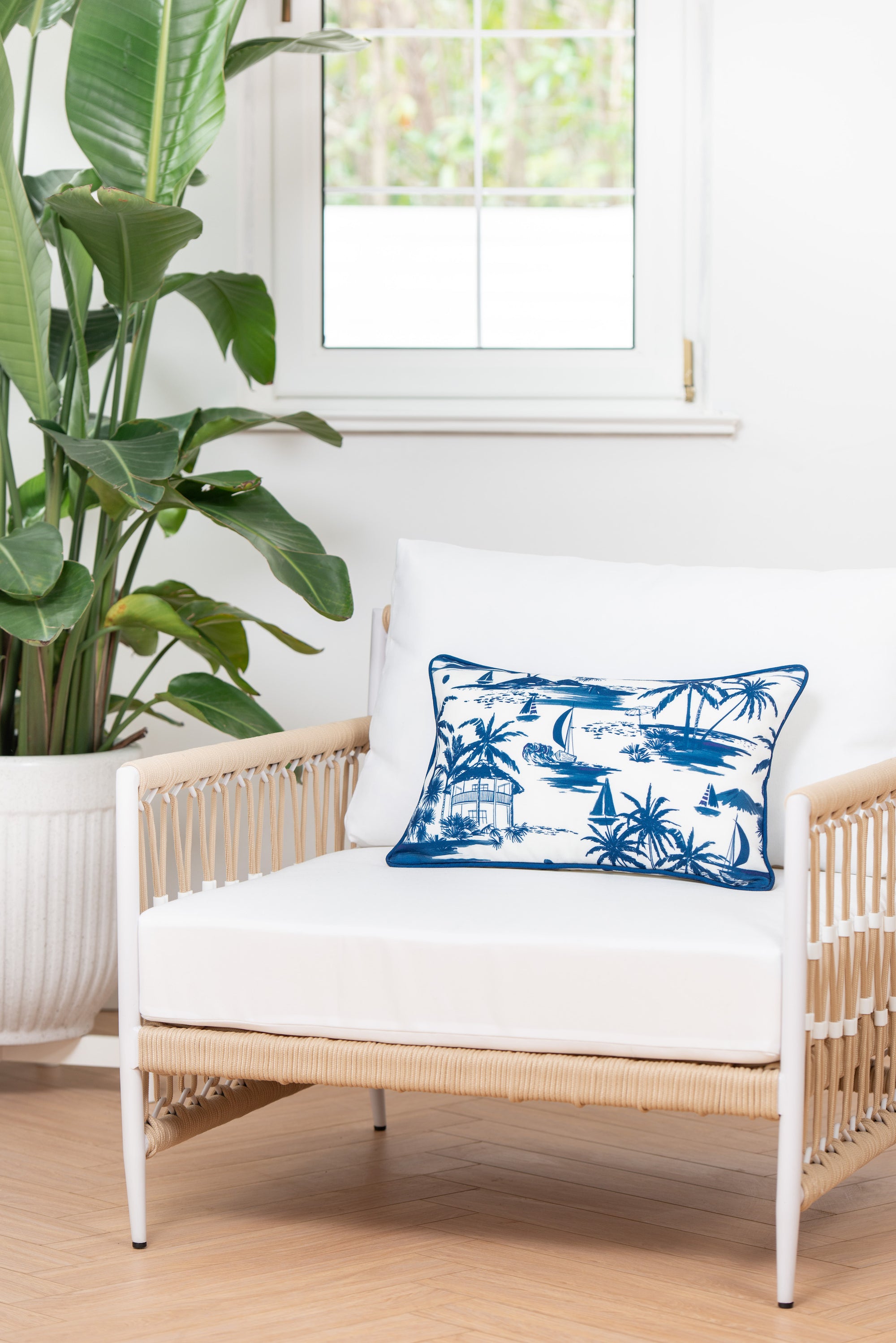navy blue outdoor pillows