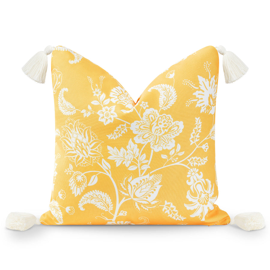 floral throw pillow cover