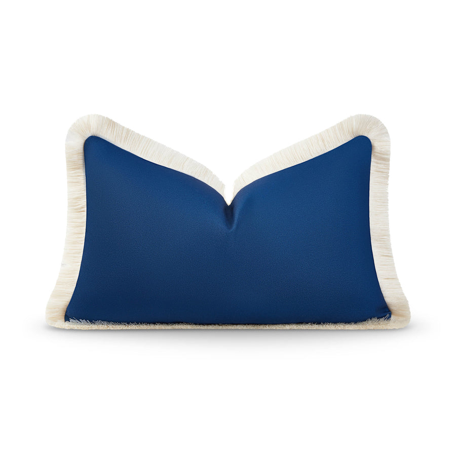 Solid Navy Blue Throw Pillows