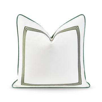 green throw pillow cover
