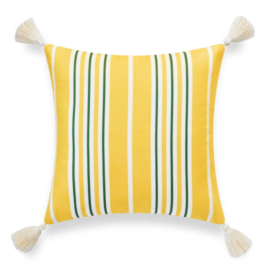 striped throw pillow