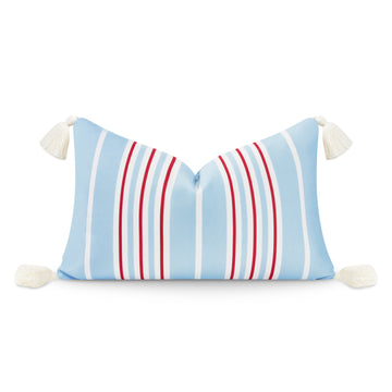 striped pillow cover