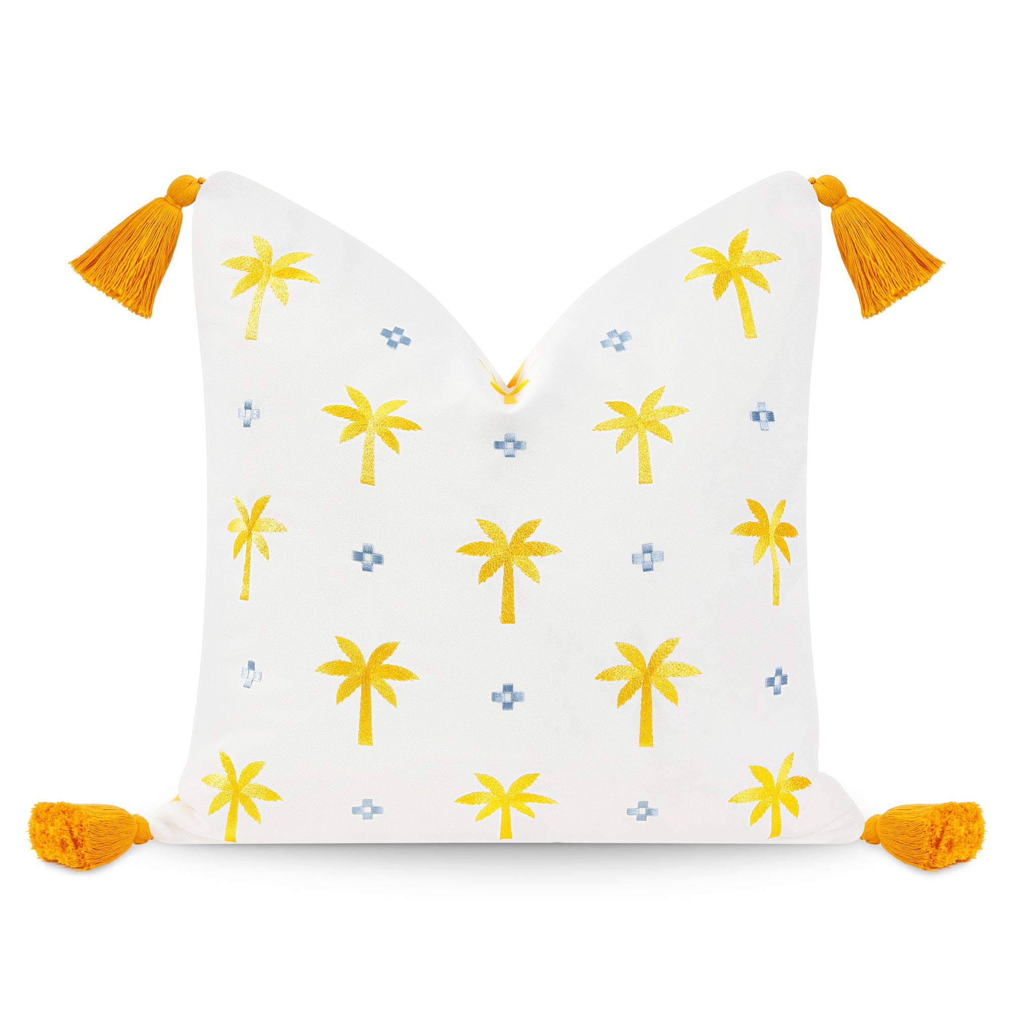 embroidered pillow cover