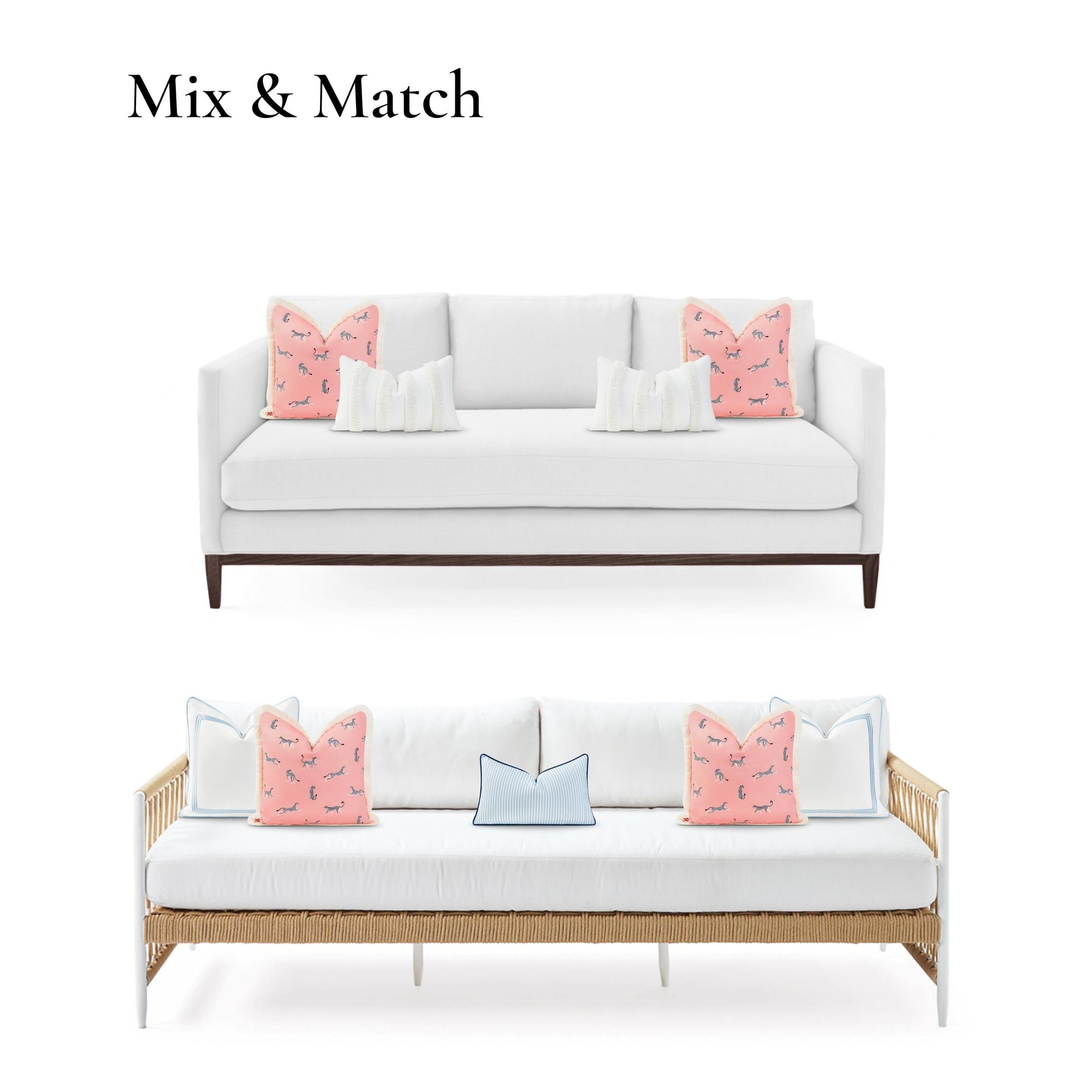 beachy outdoor pillows