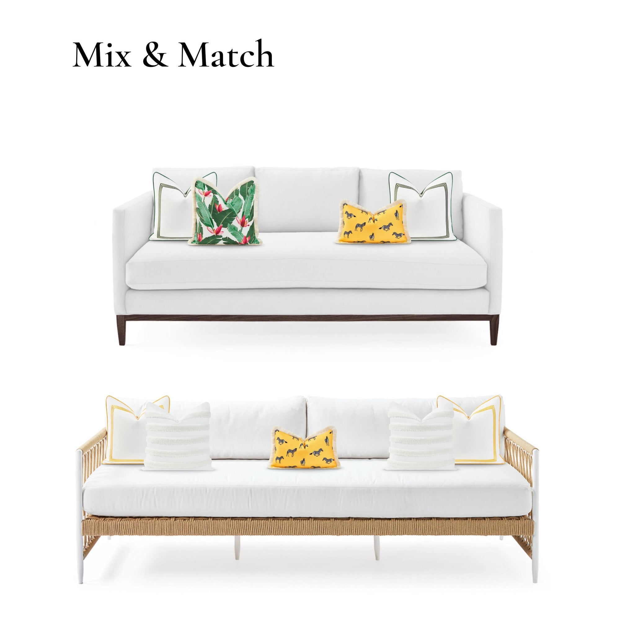 beachy outdoor pillows