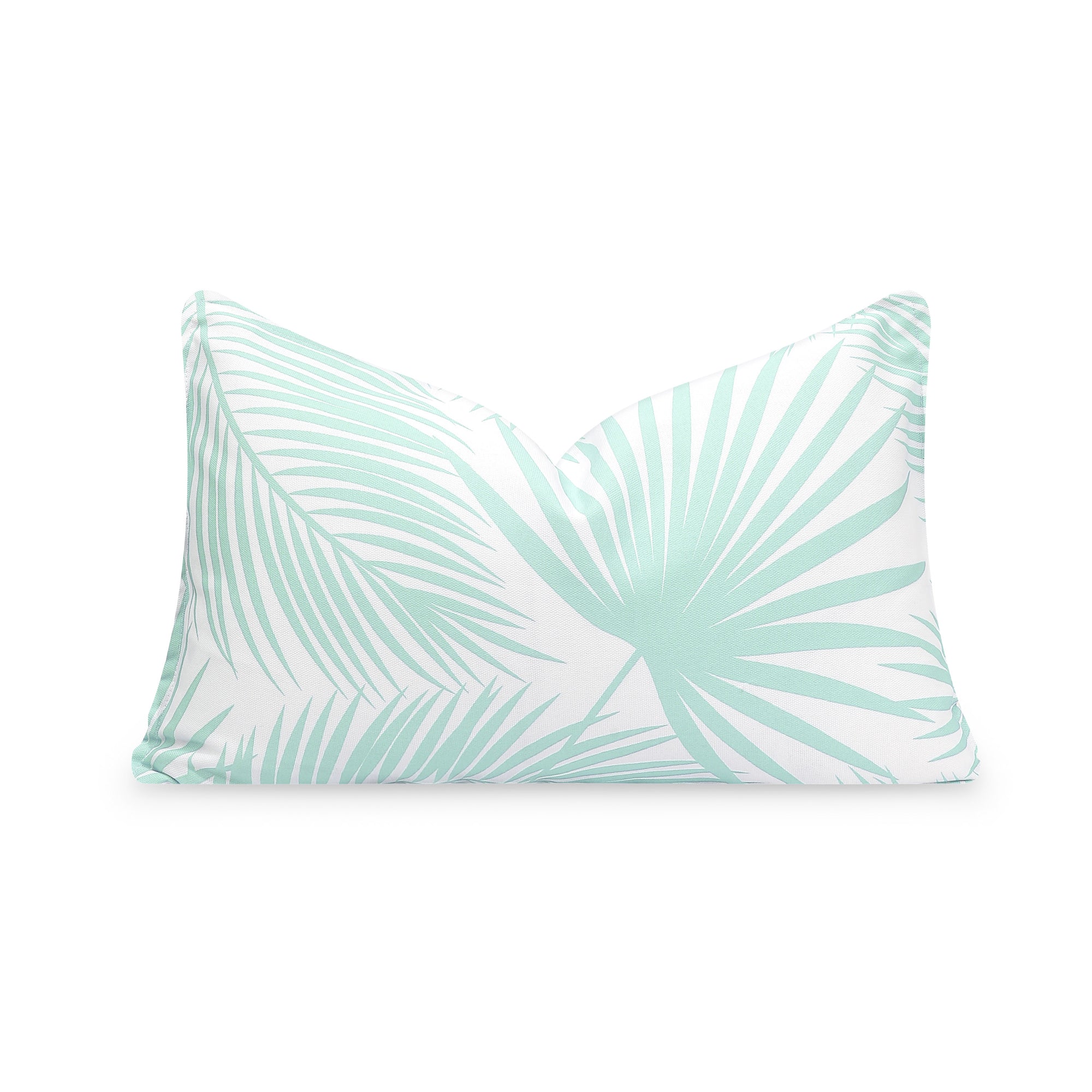 Outdoor lumbar pillow cover
