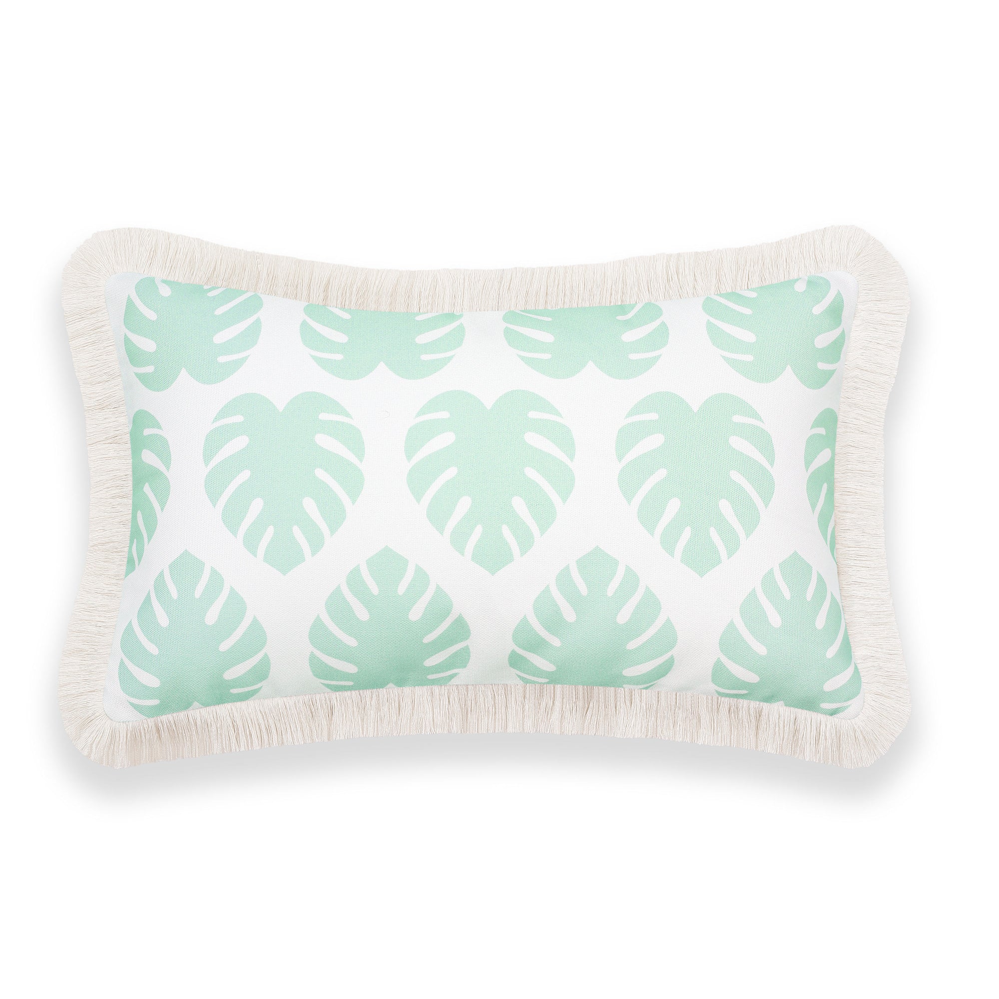 Fringe outdoor pillow cover