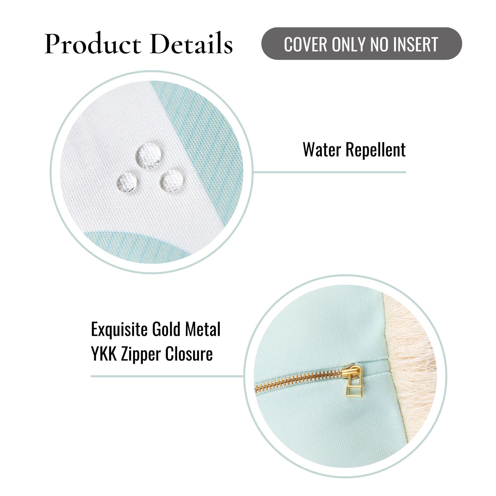 Coastal pillow cover