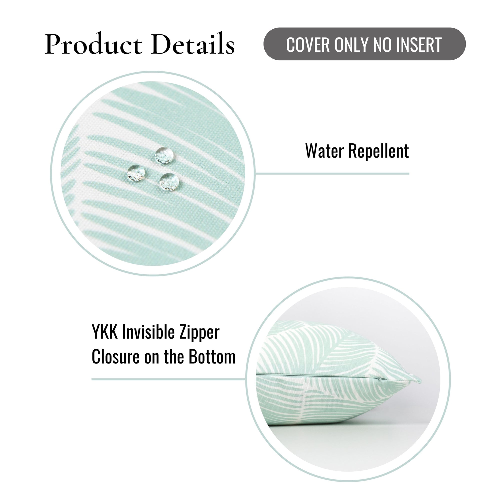 Weather-resistant pillow cover