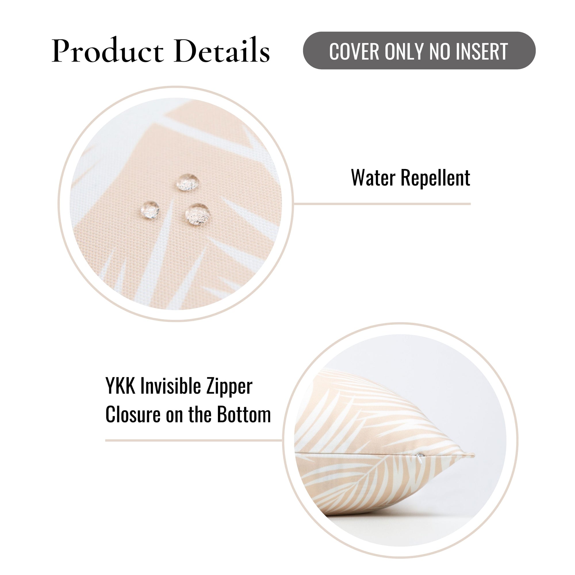 Beachside decor pillow cover