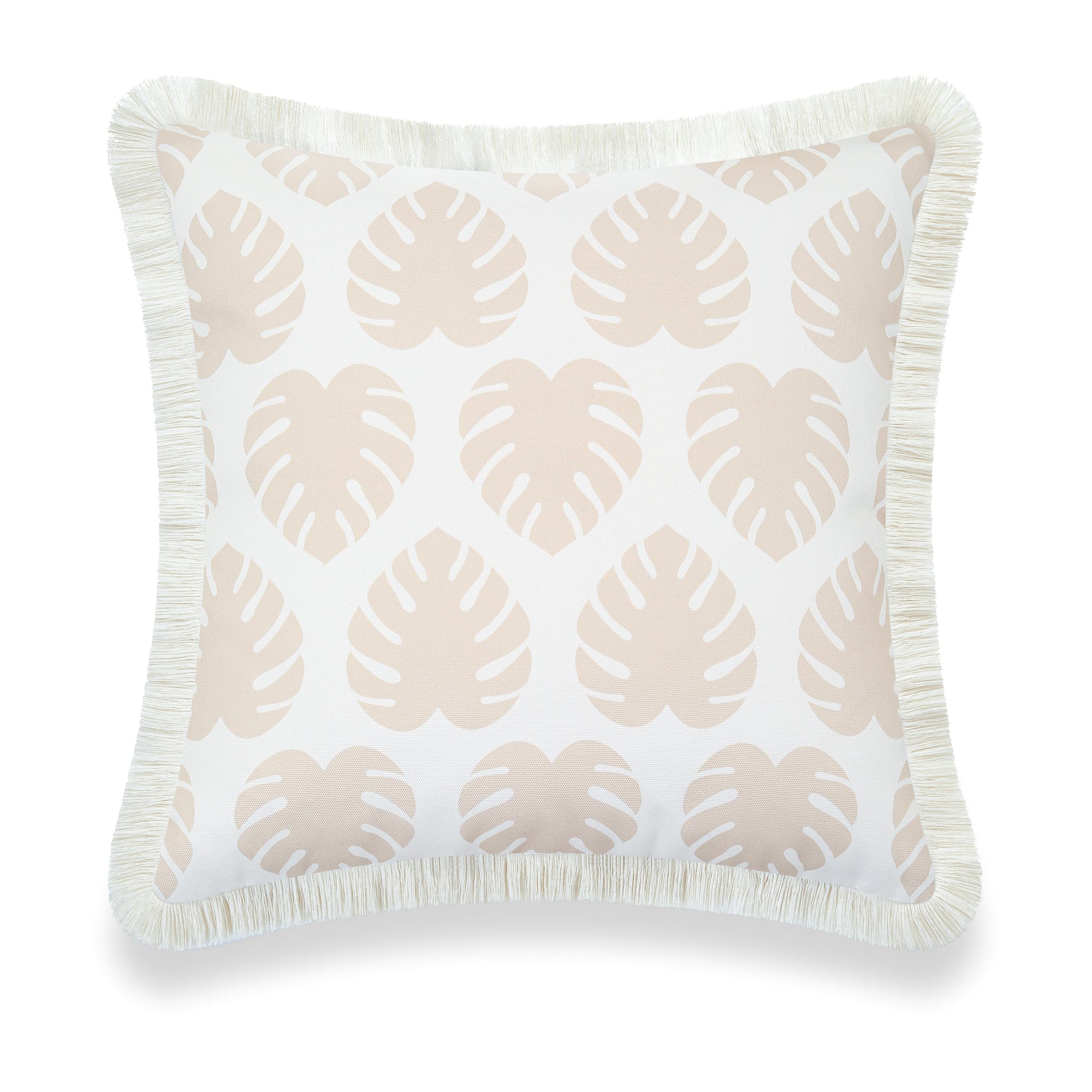 Tan outdoor pillow cover