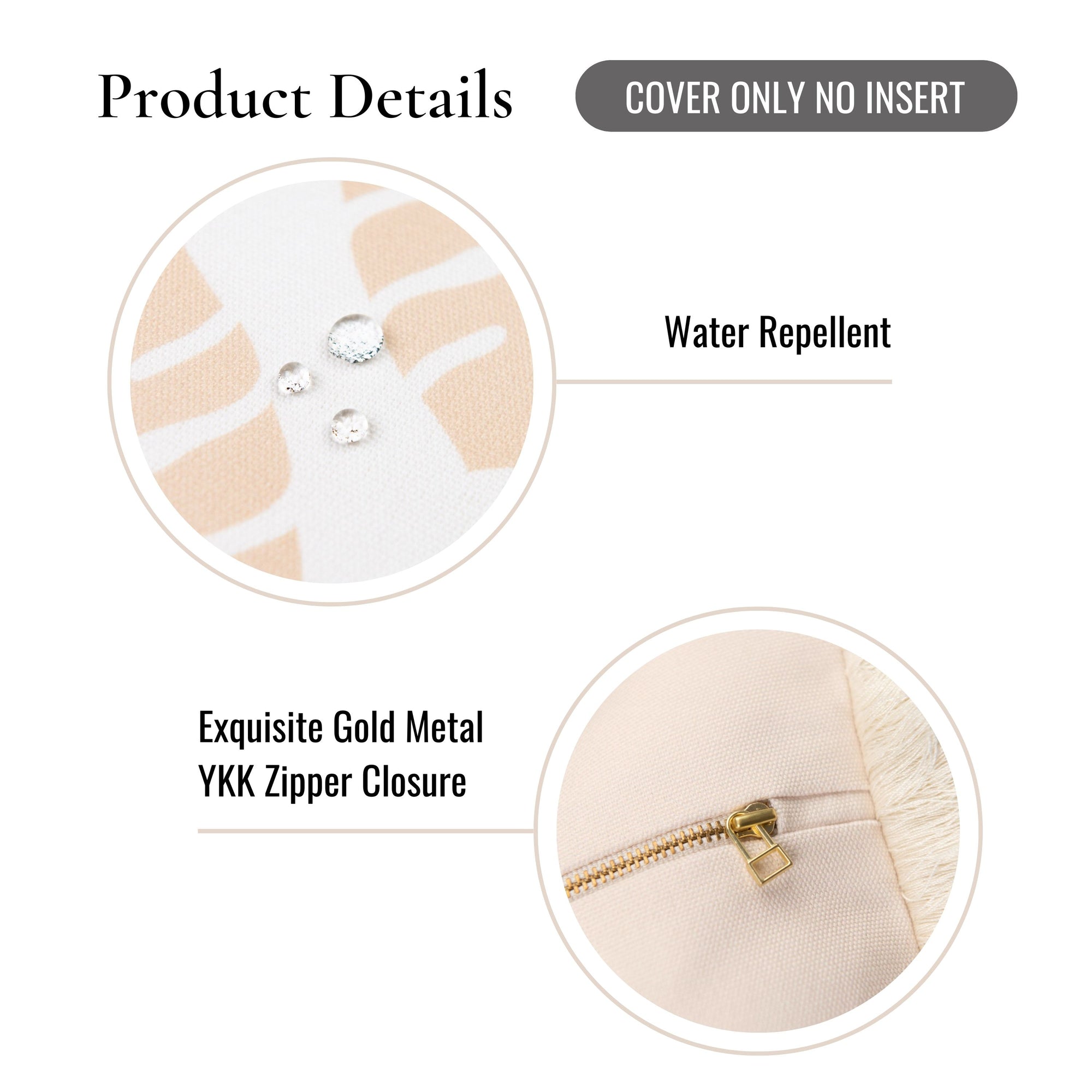 Weather-resistant pillow cover