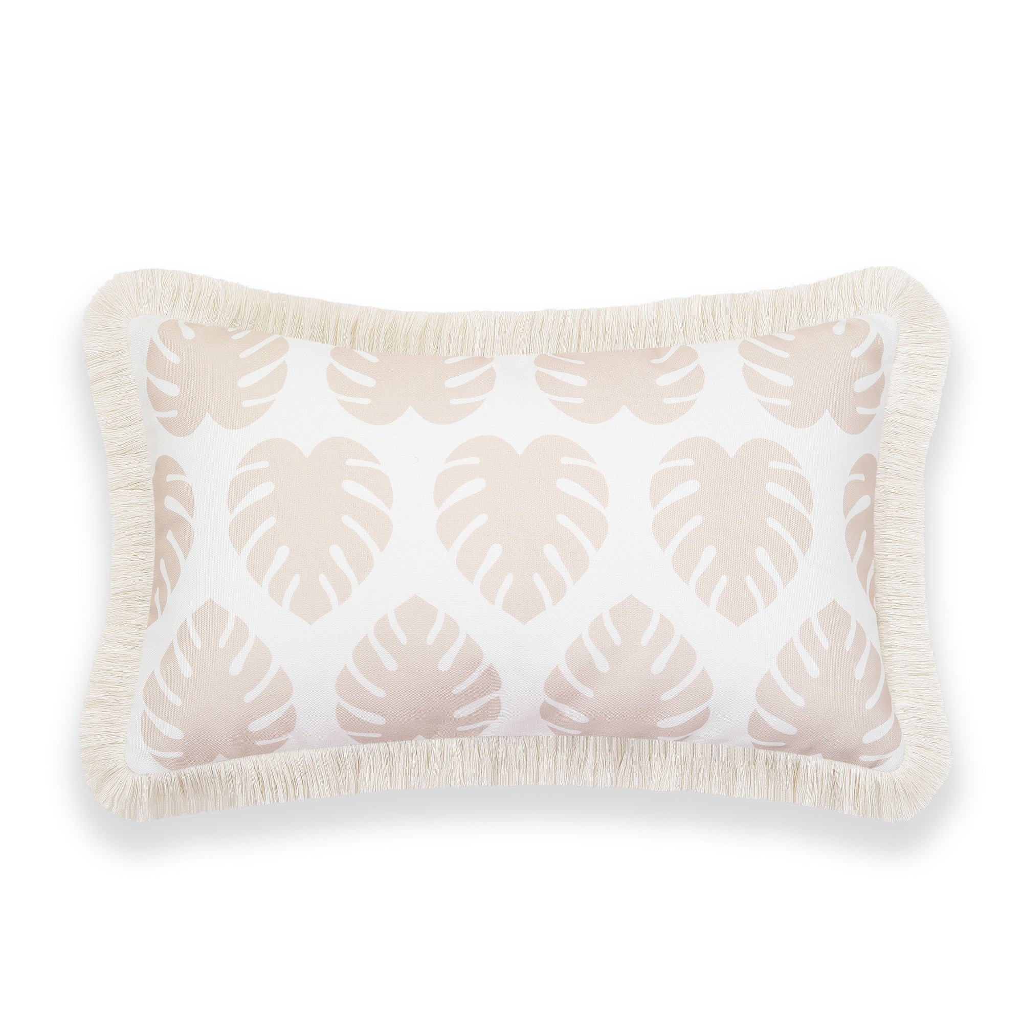 Fringe outdoor pillow cover