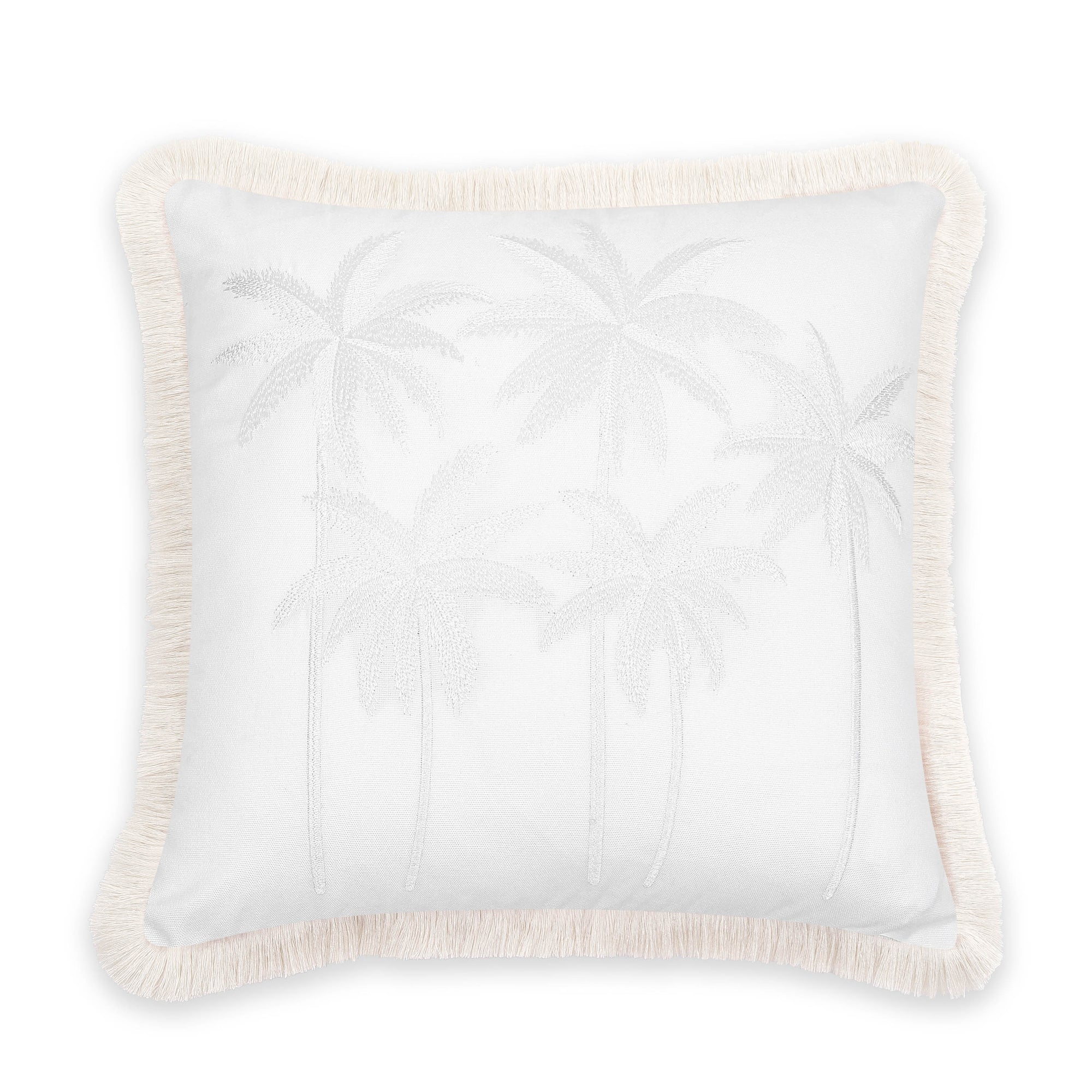 Weather-resistant outdoor pillow cover