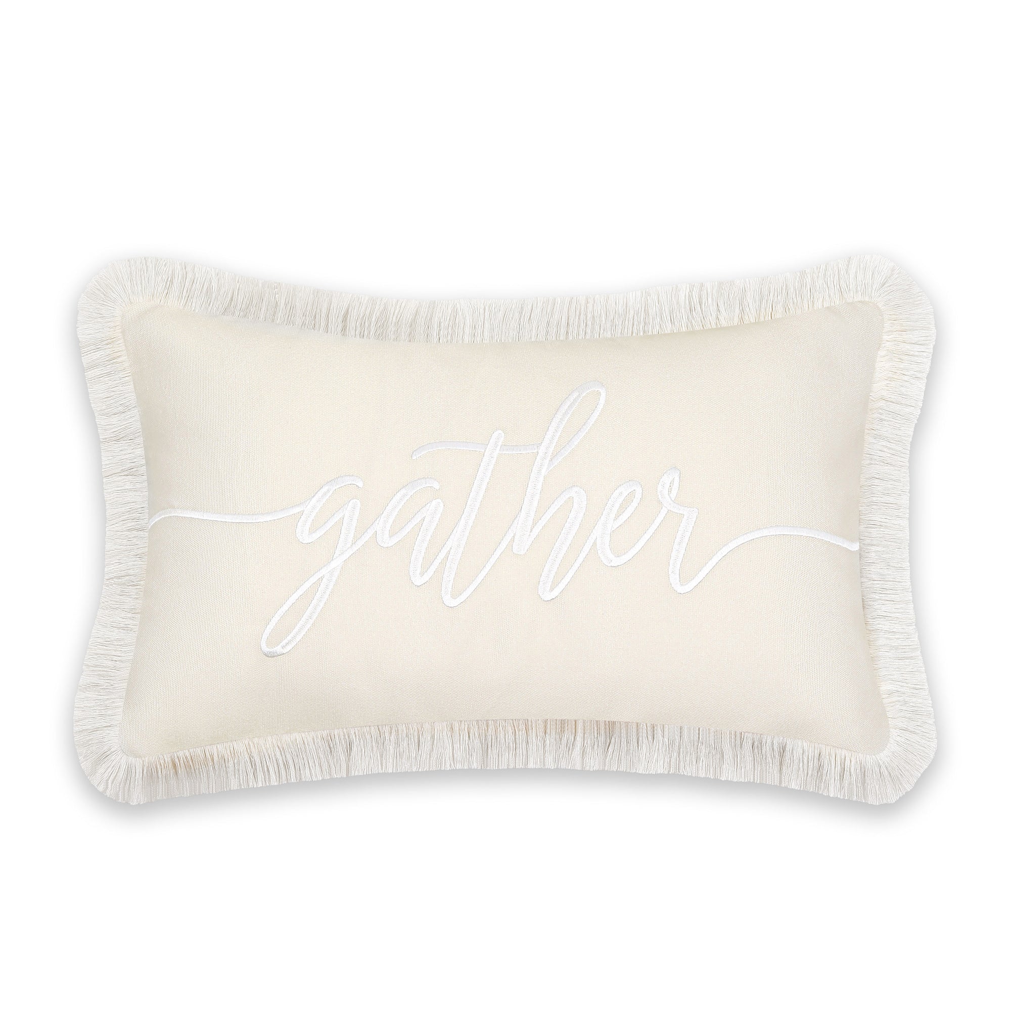 Weather-resistant outdoor pillow cover