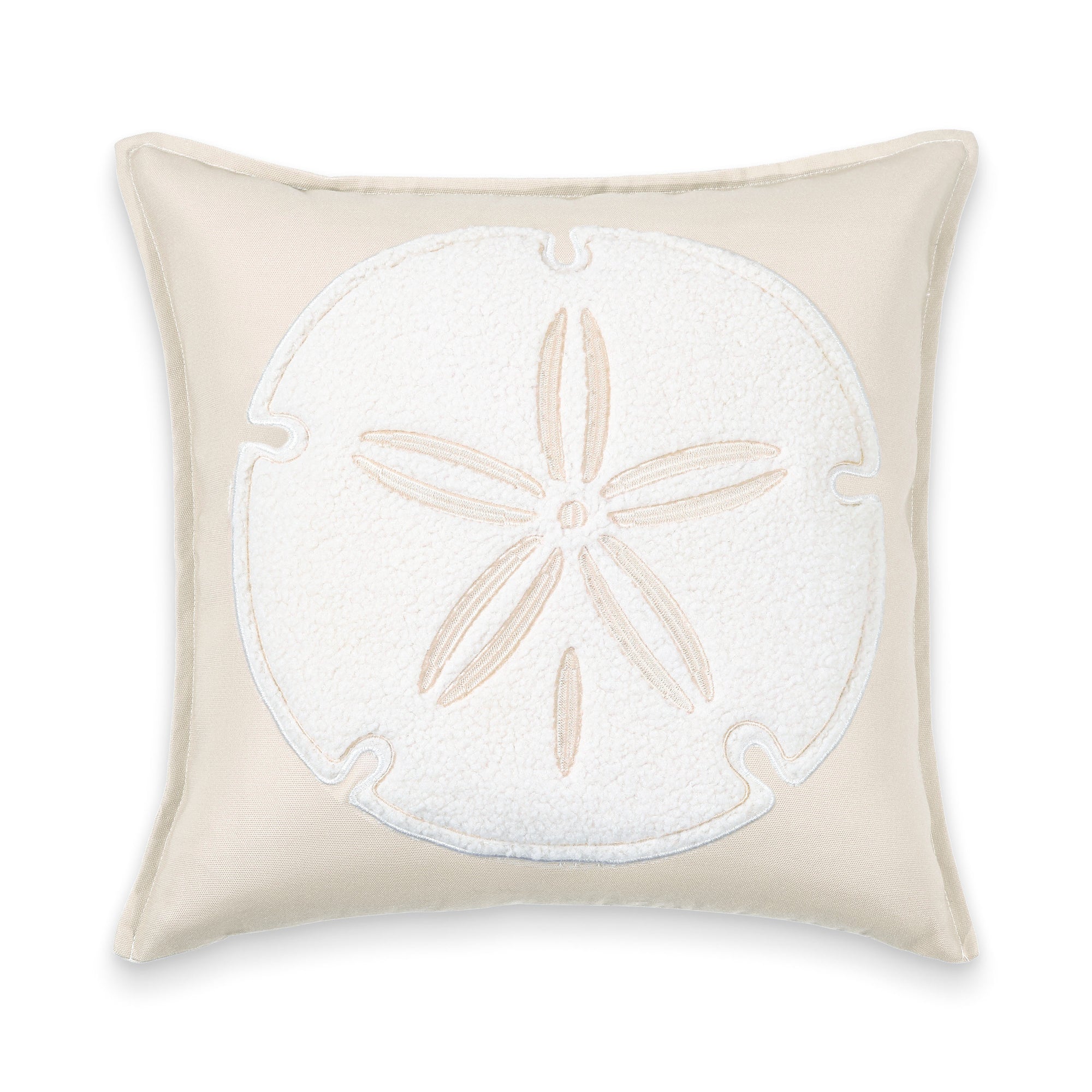 Tan outdoor pillow cover