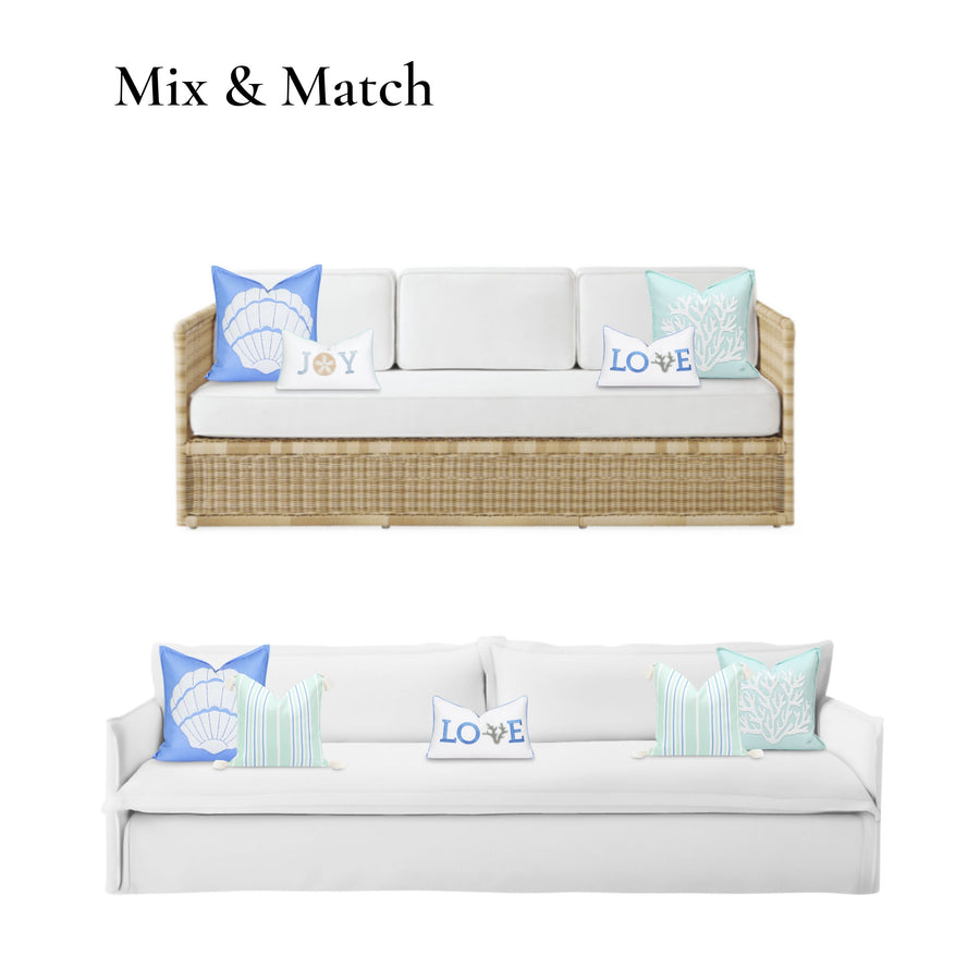 Lumbar outdoor pillow cover