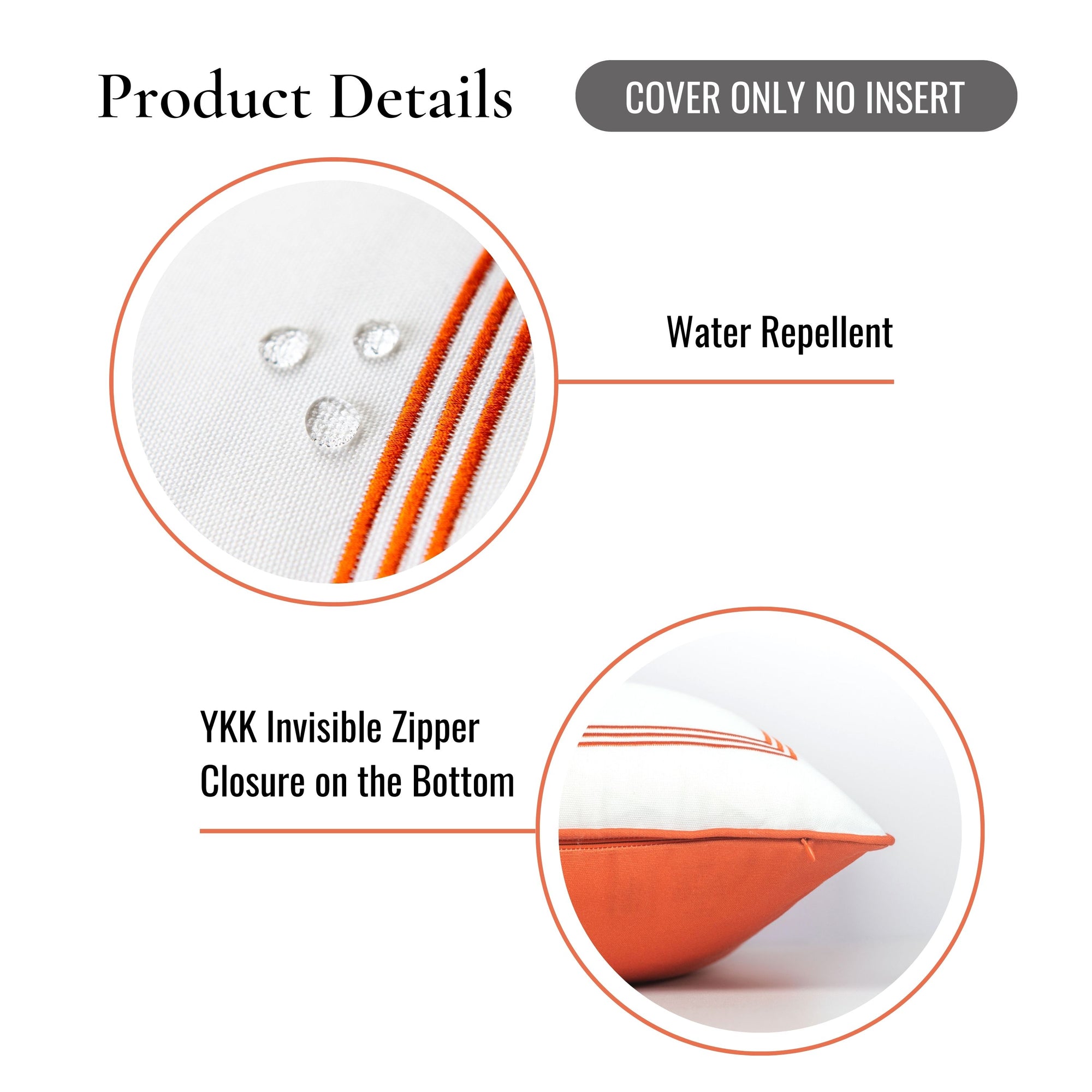 weather-resistant outdoor pillow cover