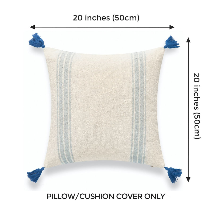 light blue throw pillows