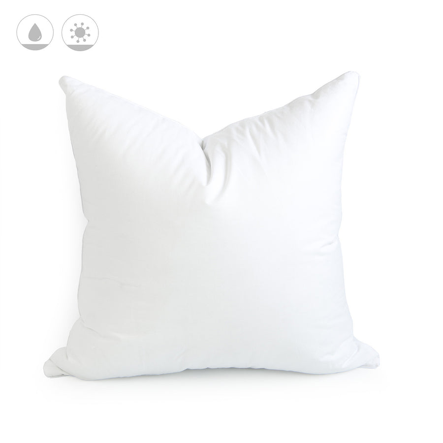 Water Resistant Pillow Insert, Down Alternative, 22x22