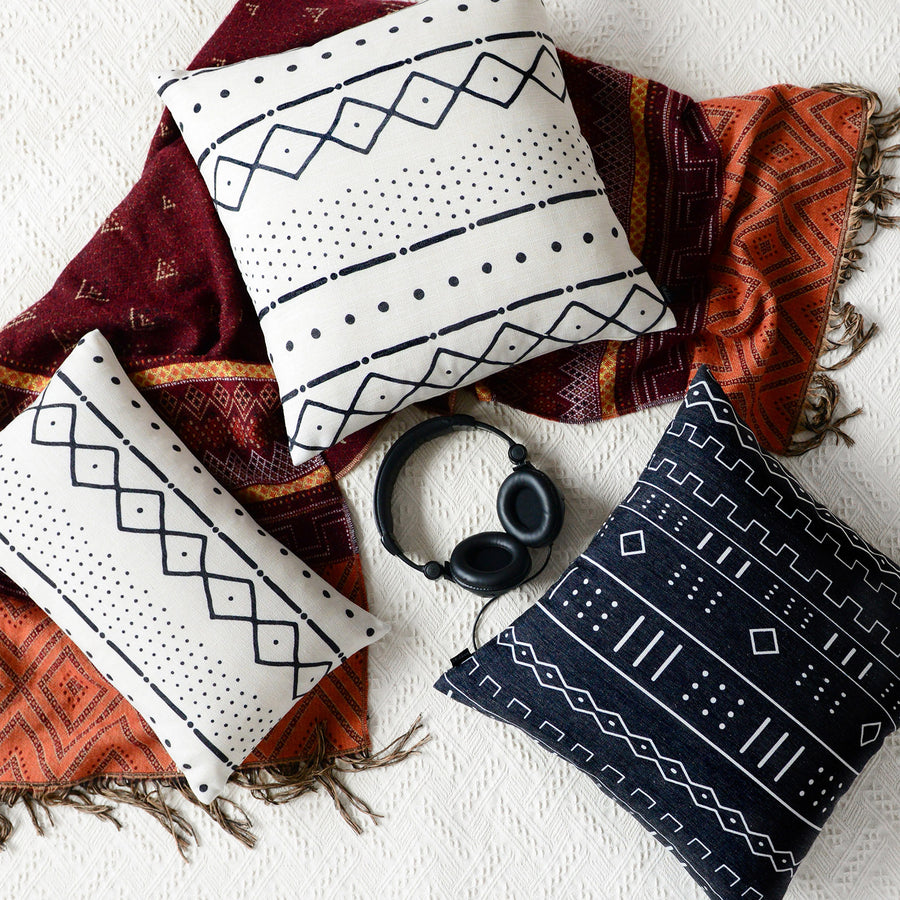 mudcloth pillow cases