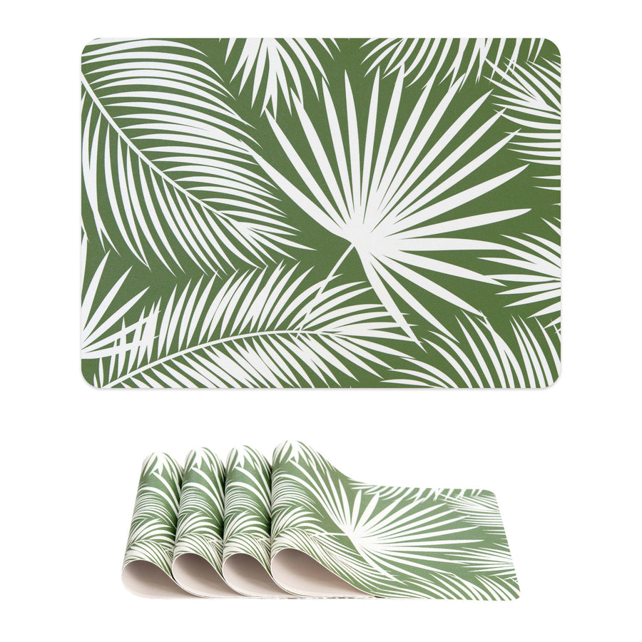 palm leaf placemats