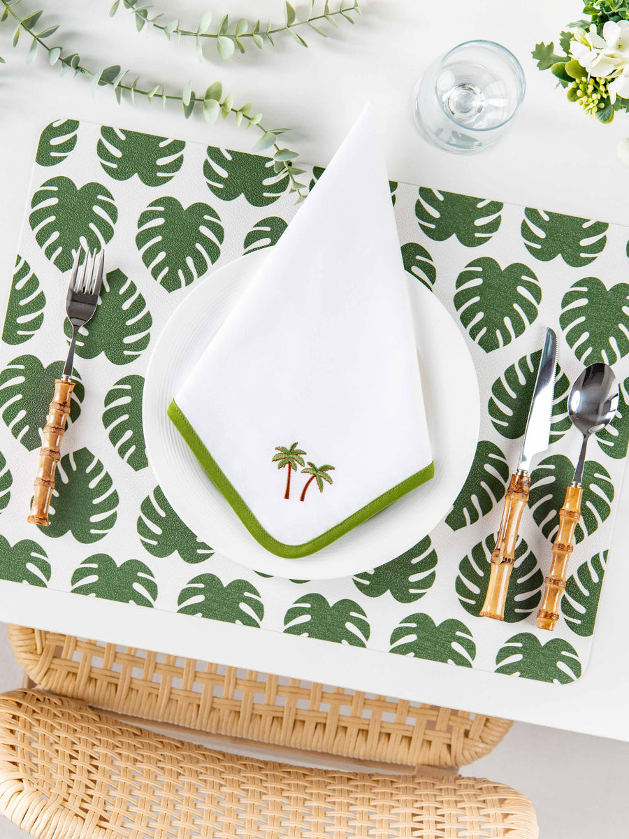 leather placemats