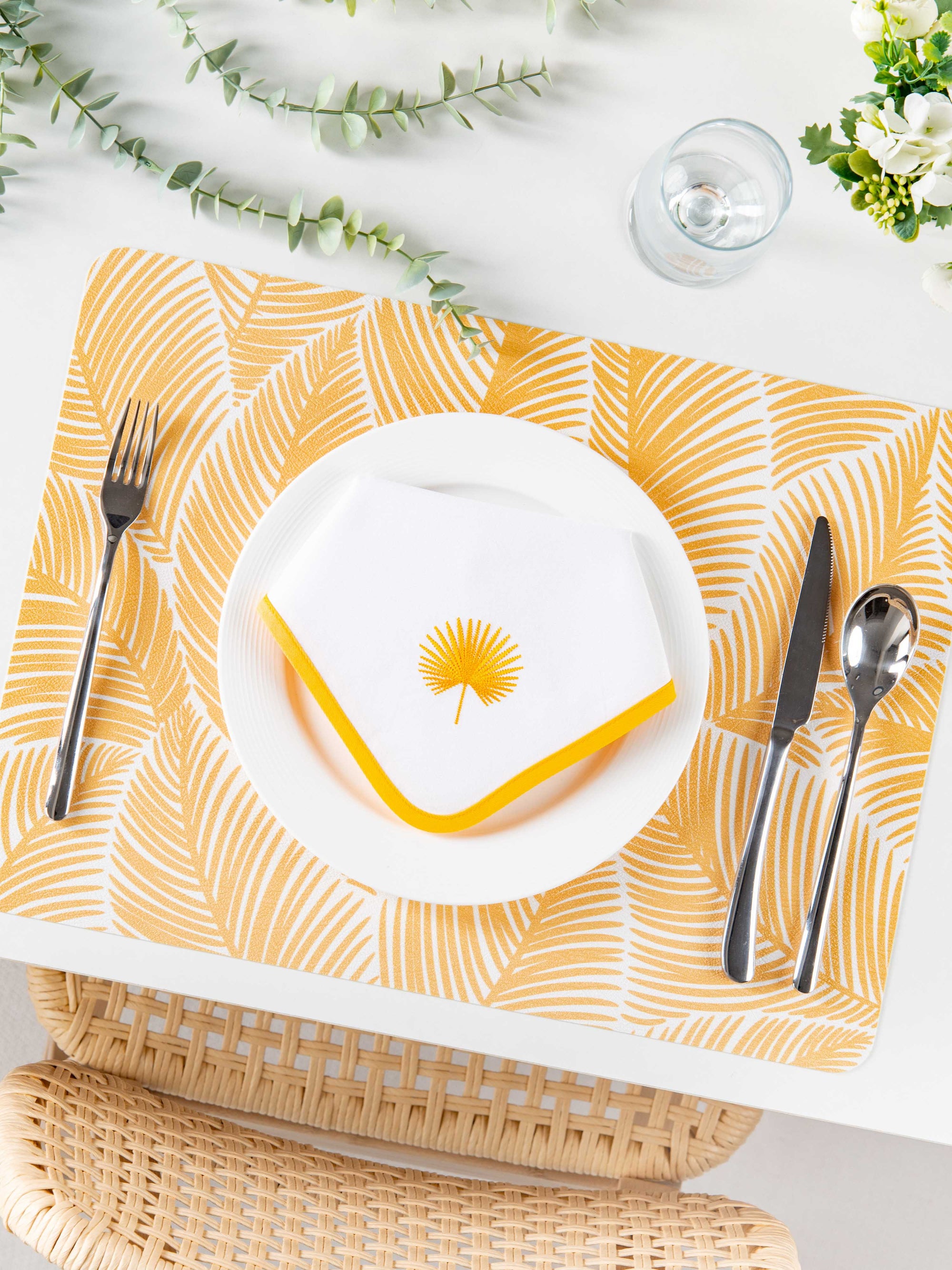 leather placemats