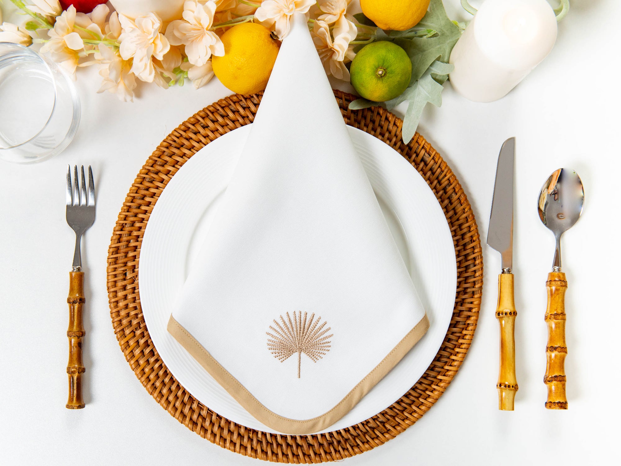 Embroidered napkins