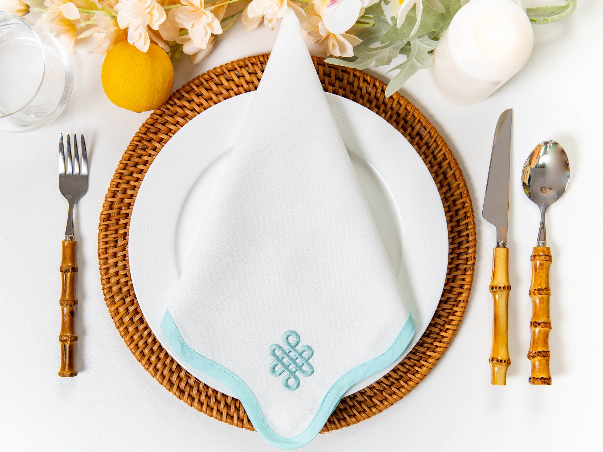 Embroidered napkins